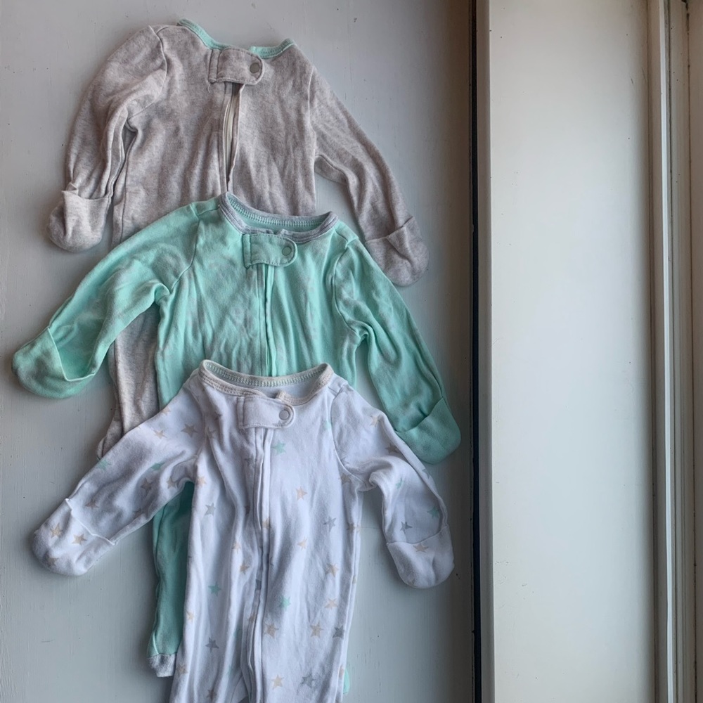 3PK Cloud Island Pajamas Newborn